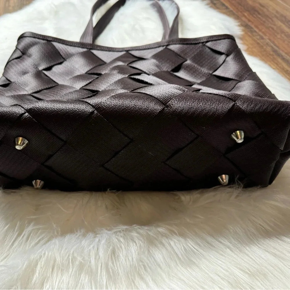 Maggie Bags Genuine Seatbelt Bag Brown - Picture 5 of 7